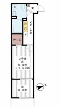 セレソ新検見川の物件間取画像